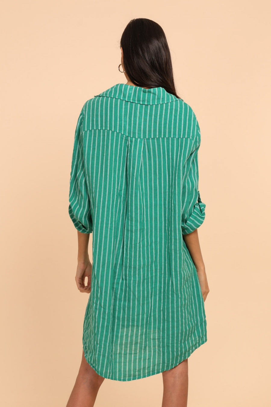 Shirt dress linen