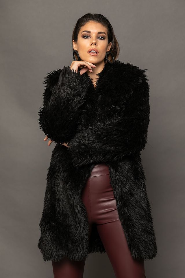 Γούνινο ημίπαλτο