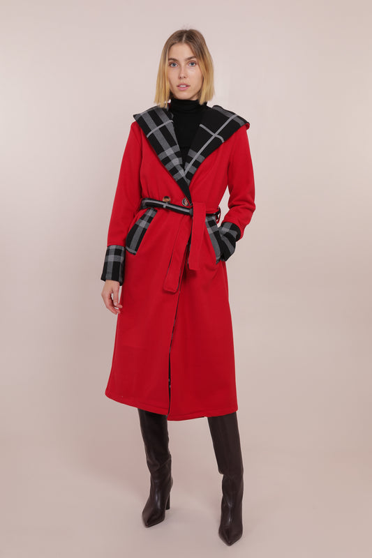 Manteaux με κουκούλα