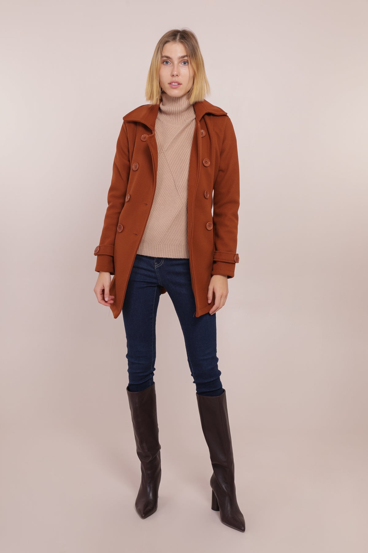 Jacket με ζώνη