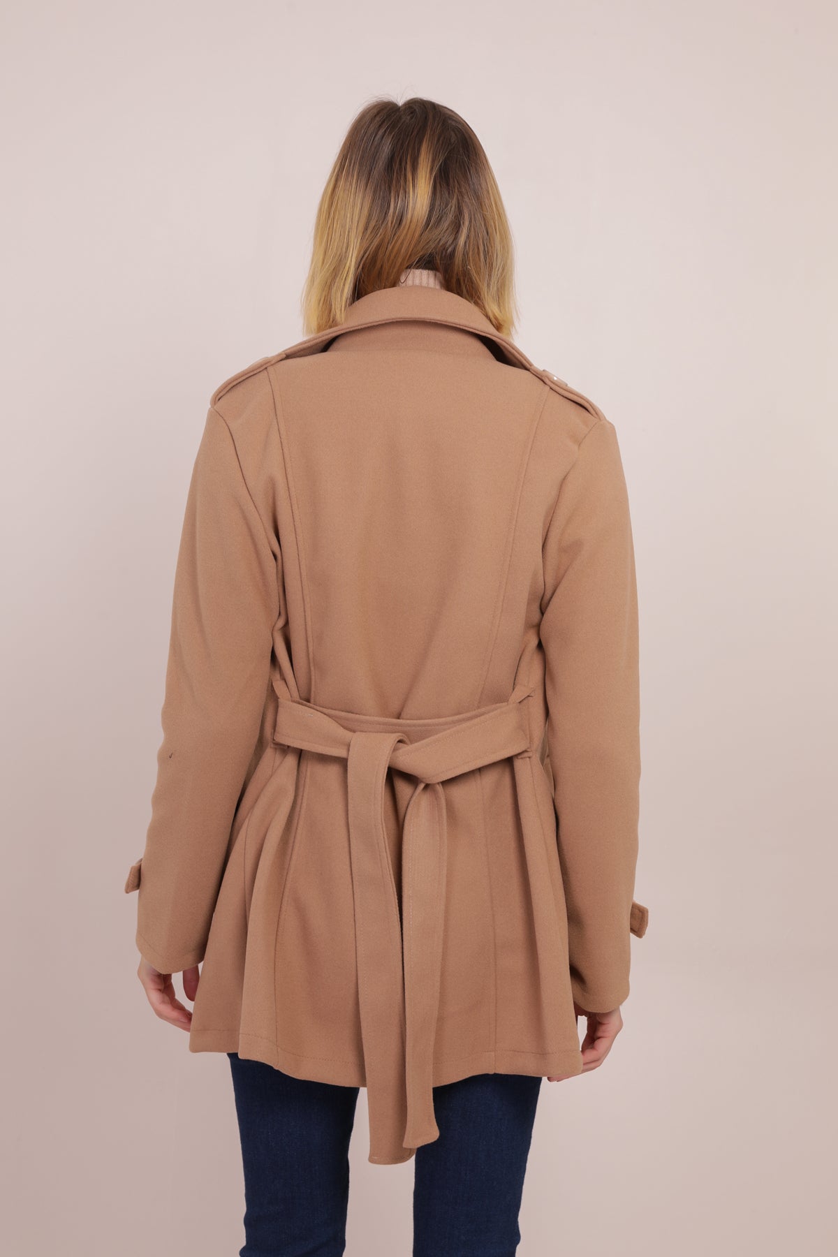 Jacket με ζώνη