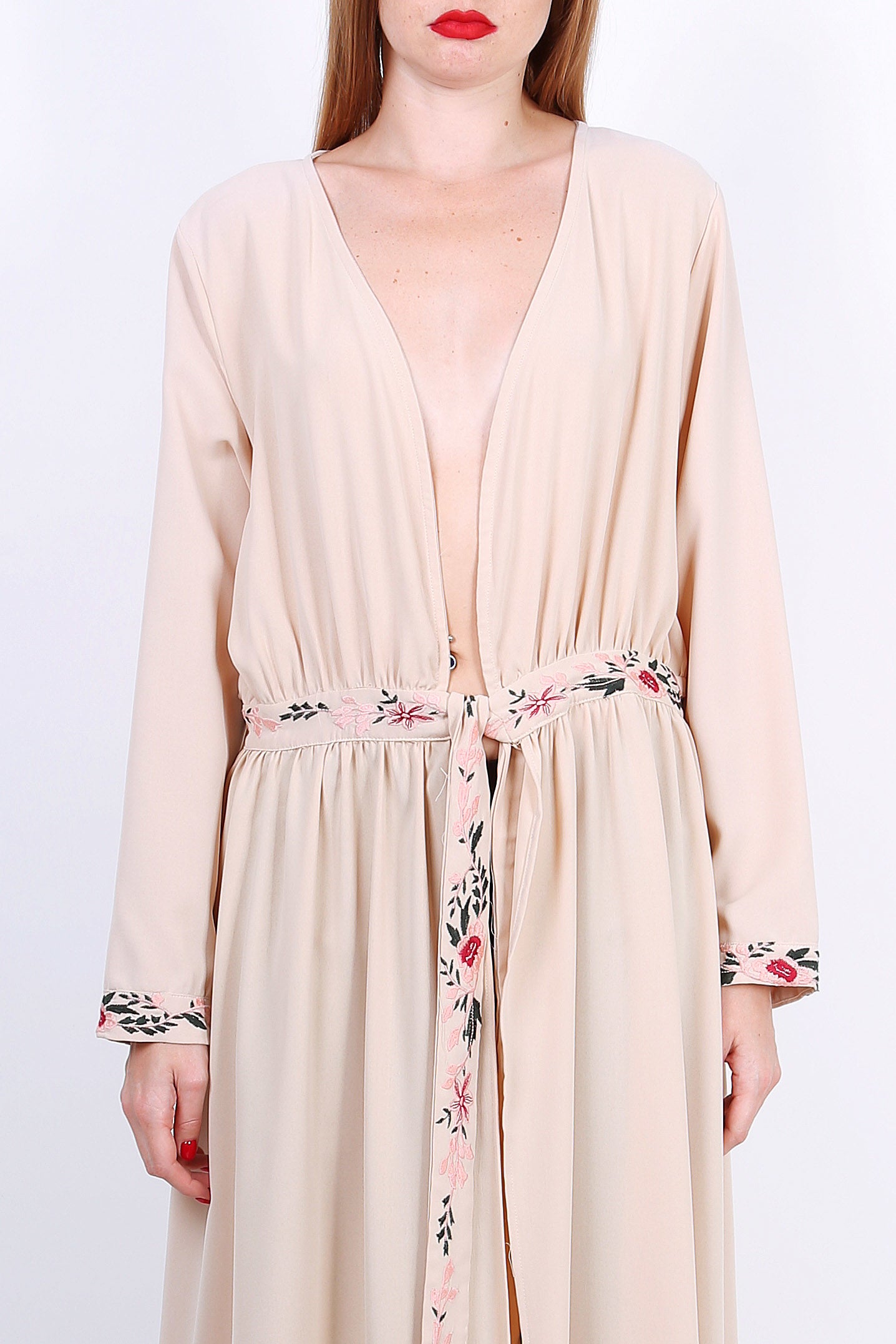 Kimonos maxi με ζώνη