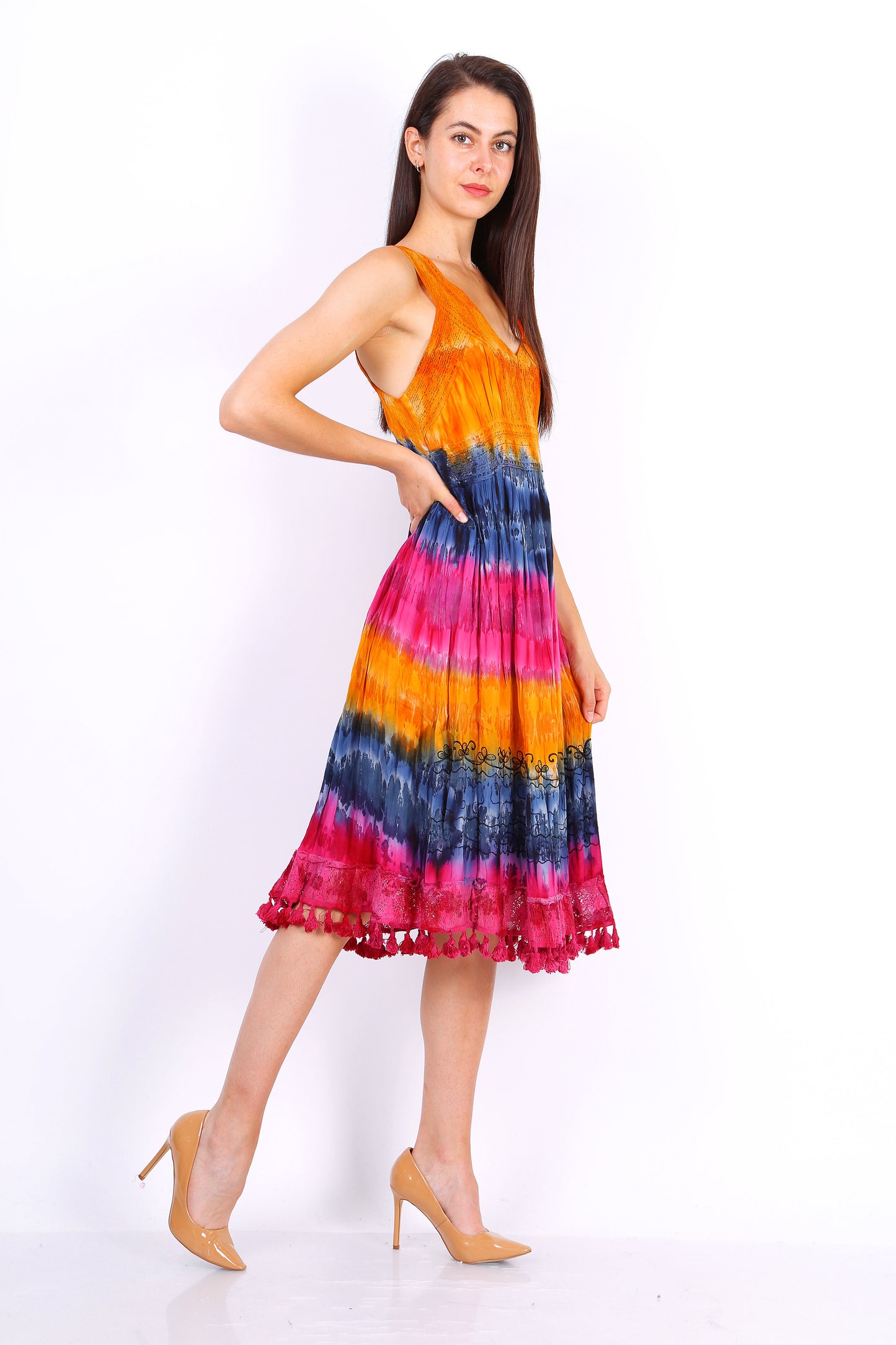 Φόρεμα midi boho