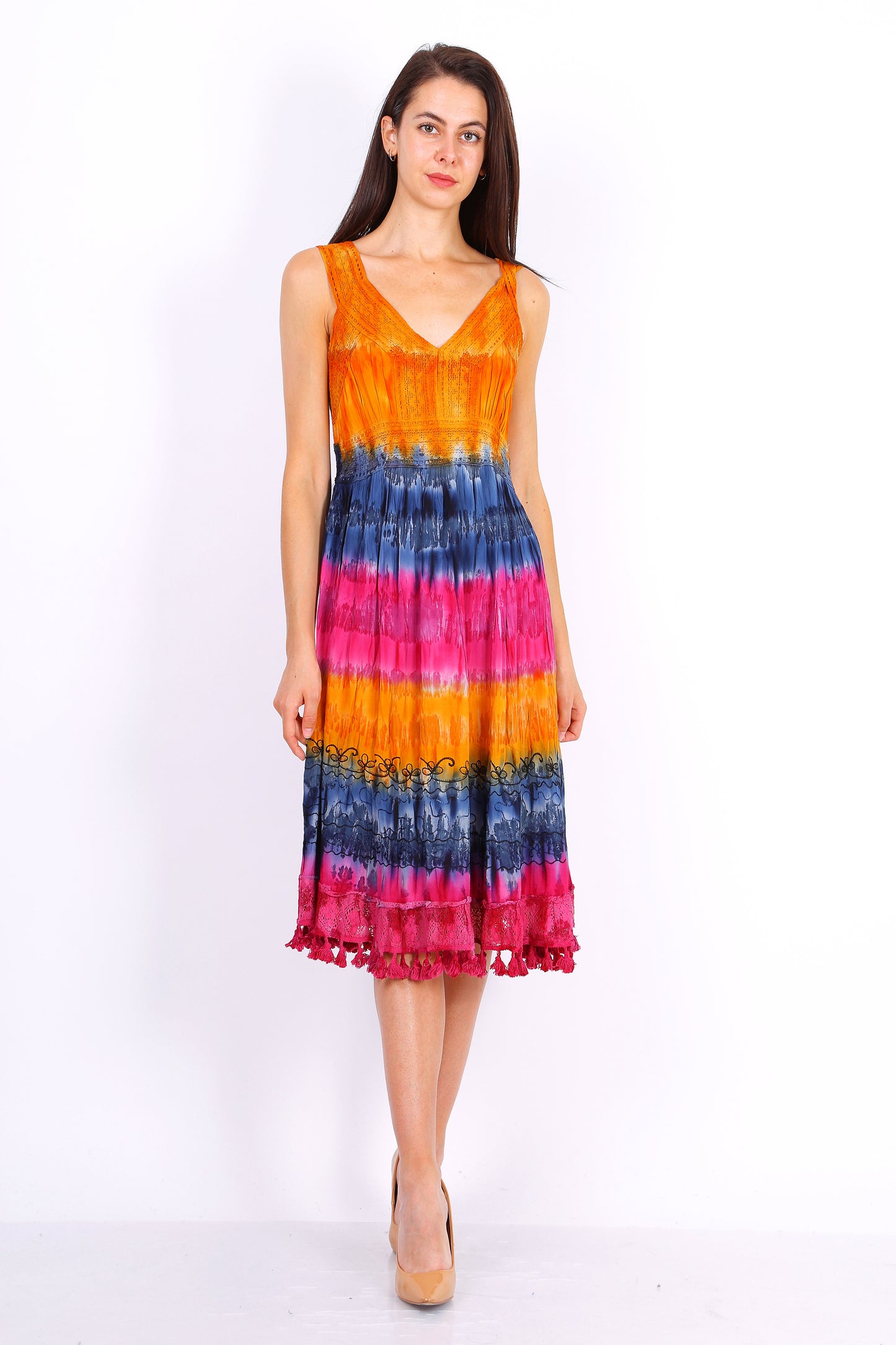 Φόρεμα midi boho