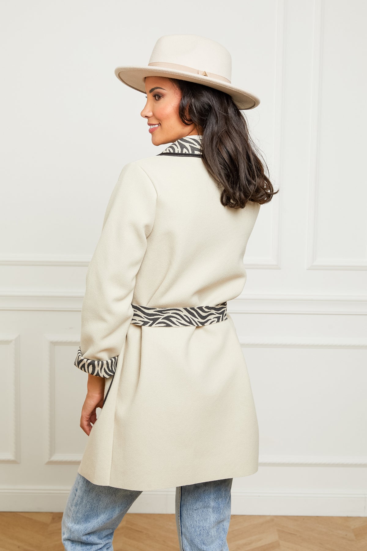 Ζακέτα δίχρωμη