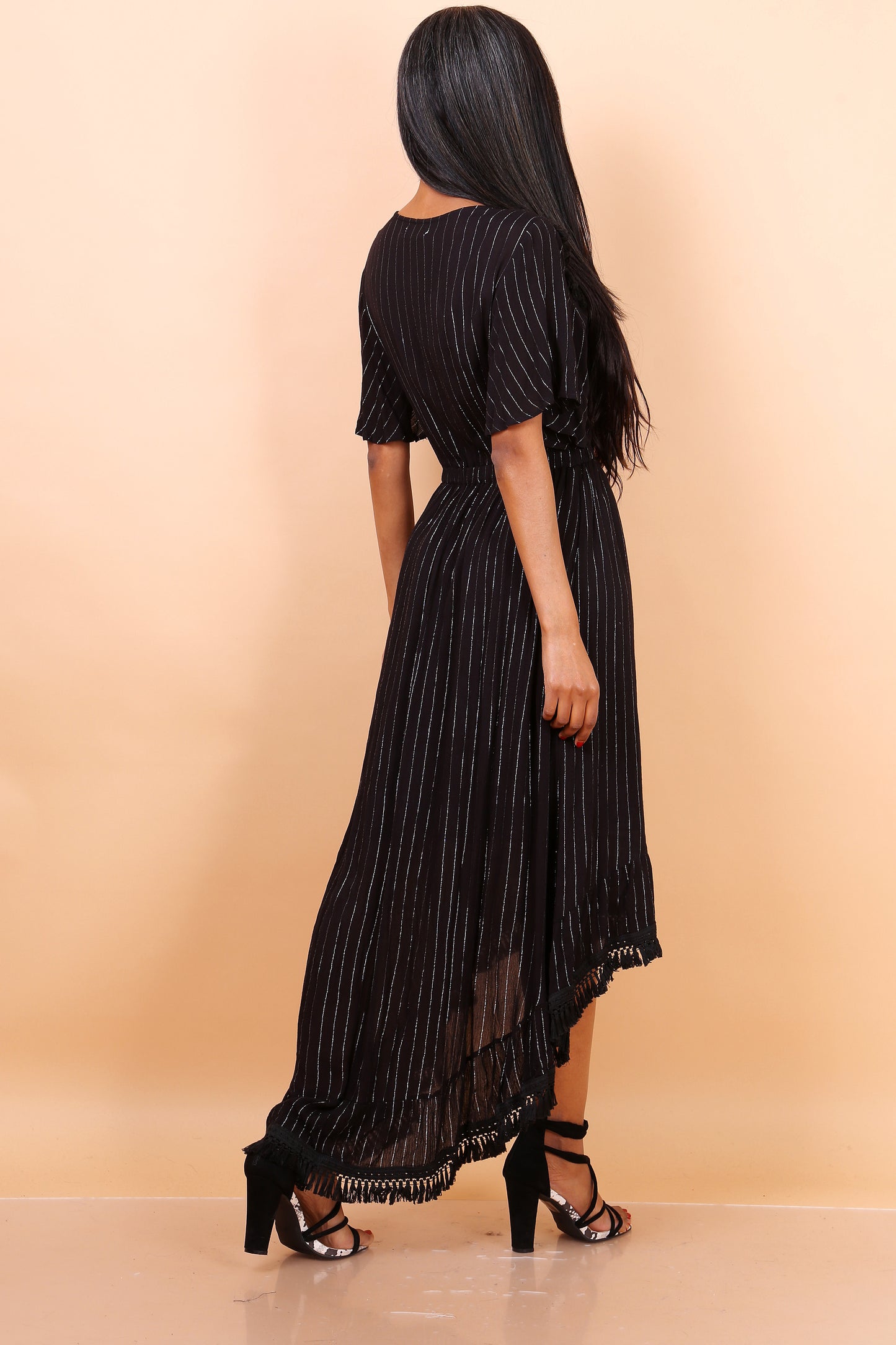 Φόρεμα boho ασύμμετρο
