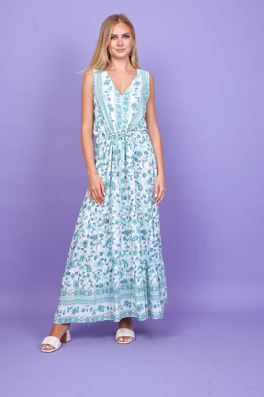 Φόρεμα maxi floral oversized