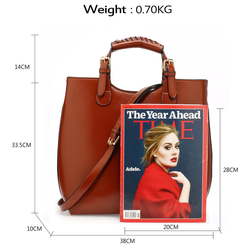 Anna Grace Ladies Fashion Tote Handbag