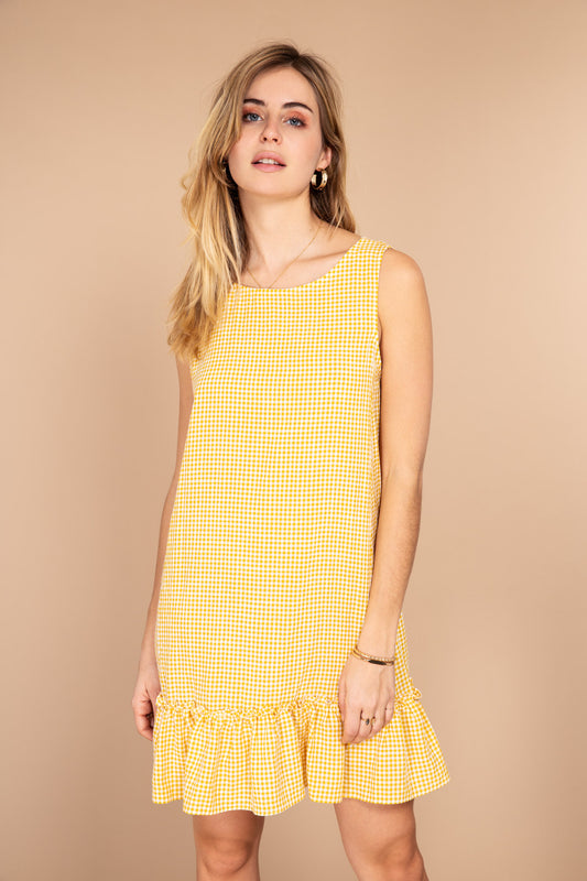 Φόρεμα mini με φιόγκο στην πλάτη