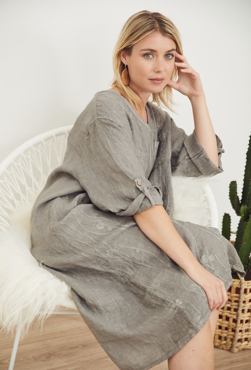 Φόρεμα μακρύ με printed floral