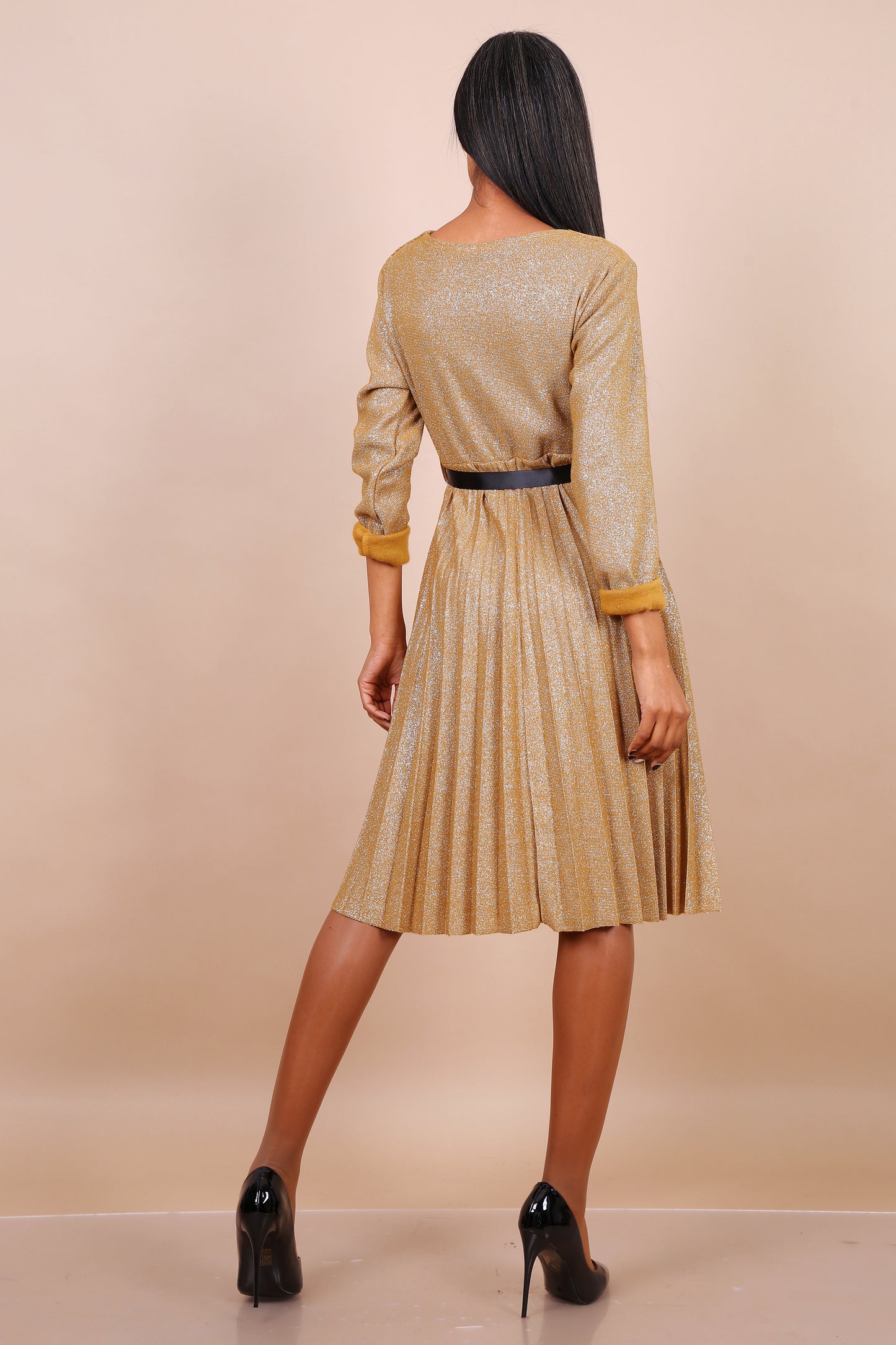 Φόρεμα midi lurex