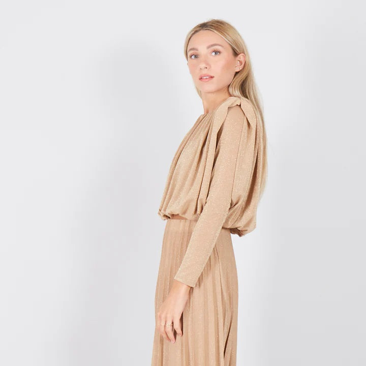 Μπλούζα cropped lurex