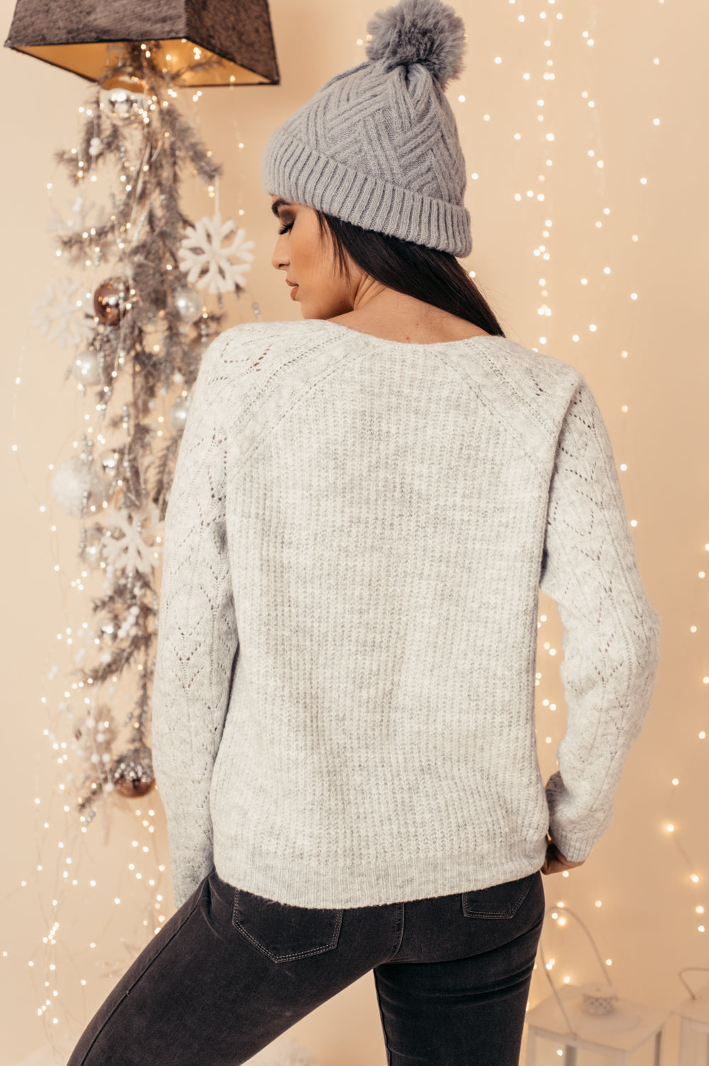 Μπλούζα πλεκτή με σχέδιο