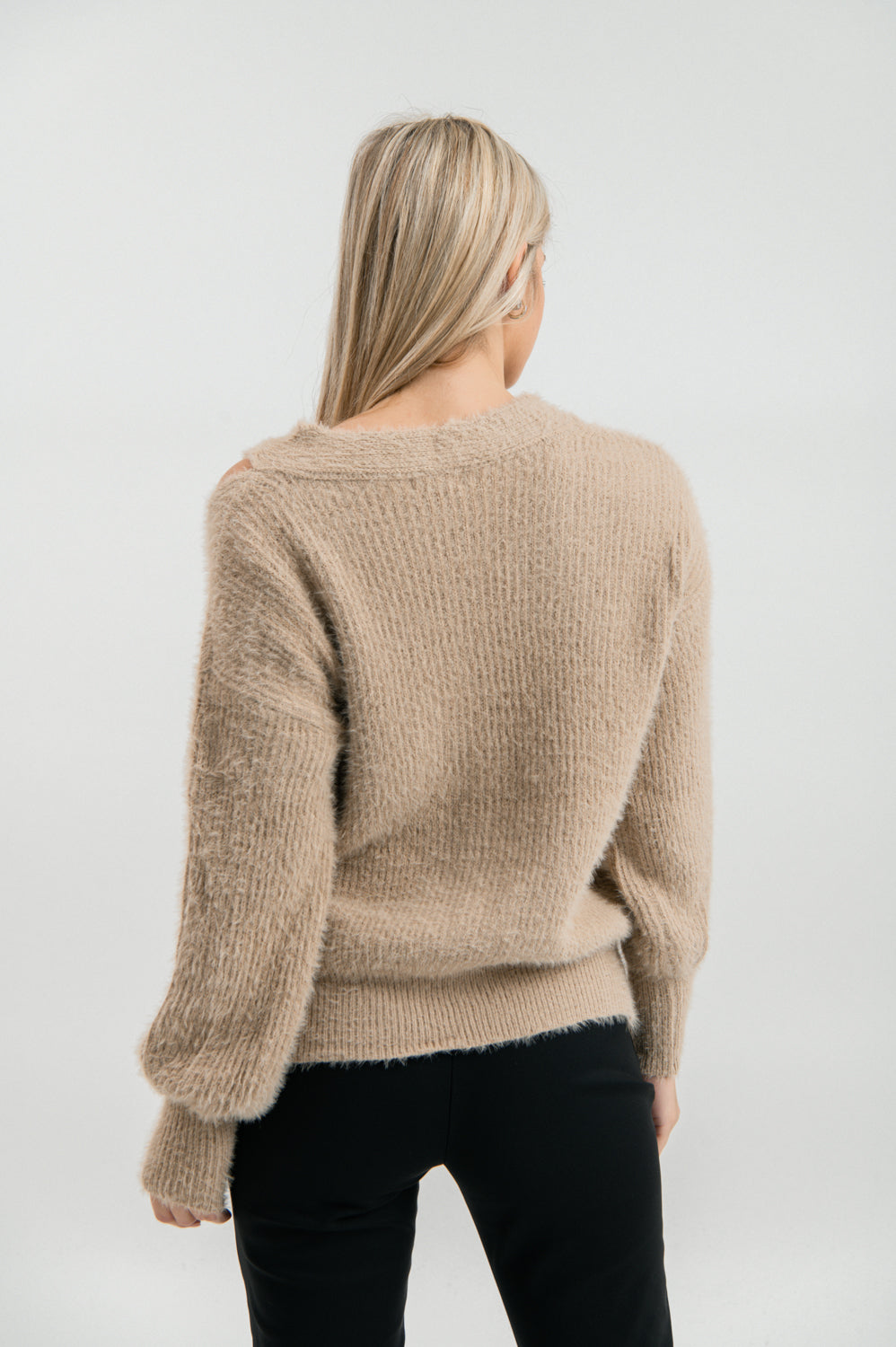 Μπλούζα fluffy πλεκτή