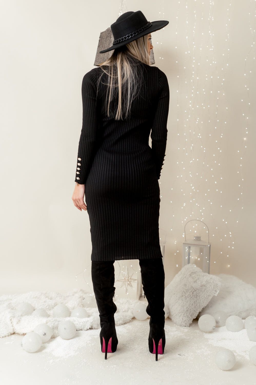 Φόρεμα πλεκτό rib