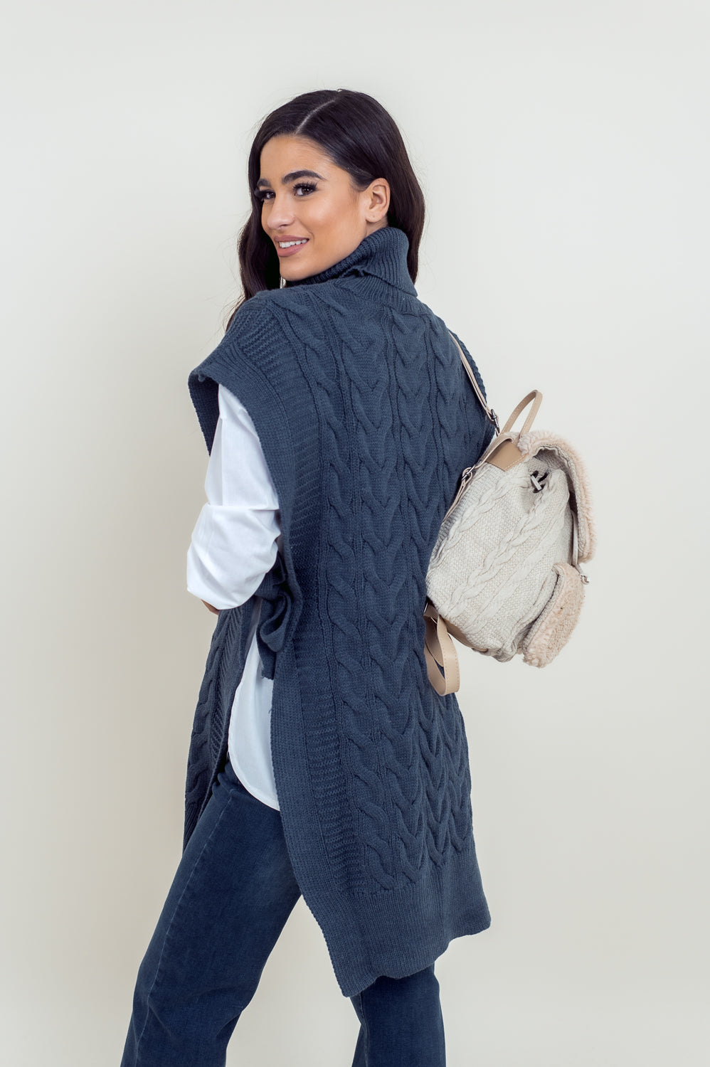 Καζάκα πλεκτή ζιβάγκο