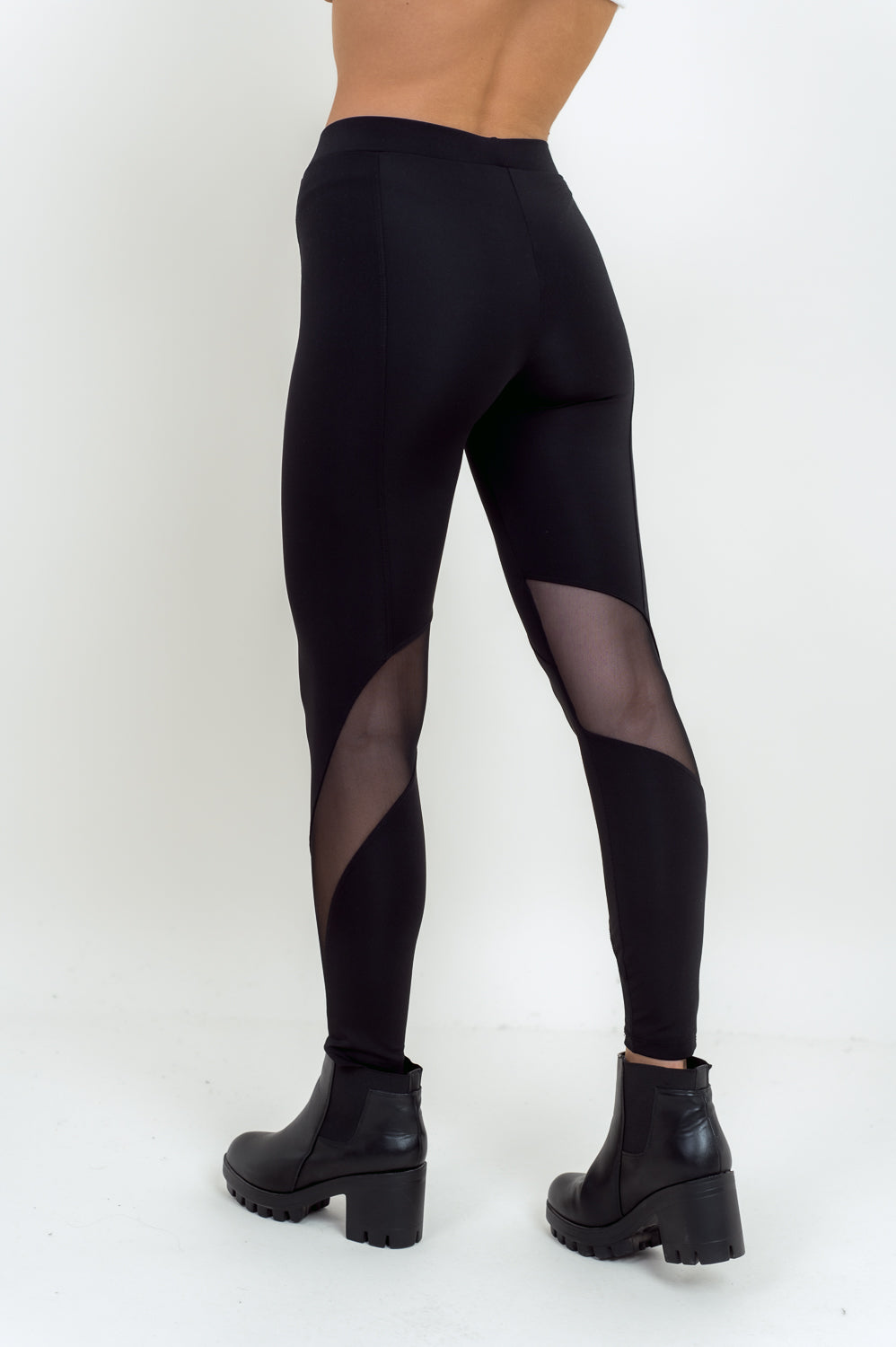 Κολάν slim με διαφάνειες