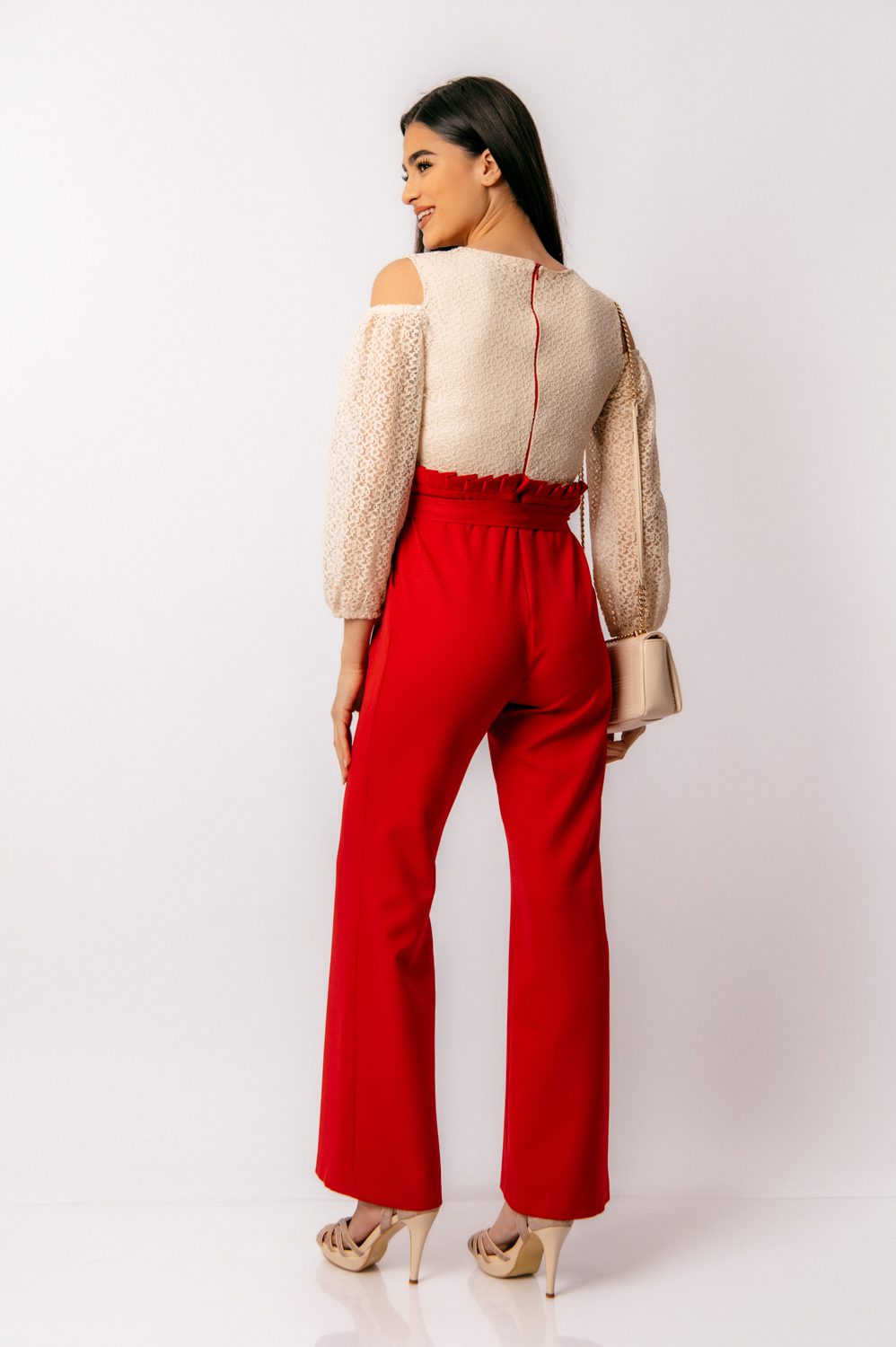 Ολόσωμη φόρμα δύο υφασμάτων