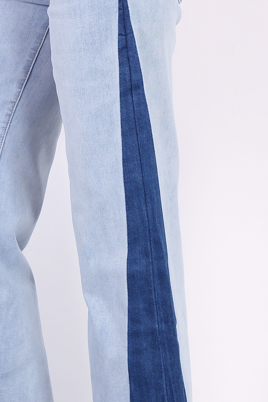 Jeans παντελόνι δίχρωμο