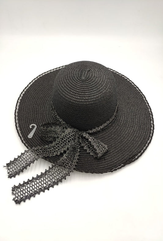 Καπέλλο ψάθινο με δανδέλα
