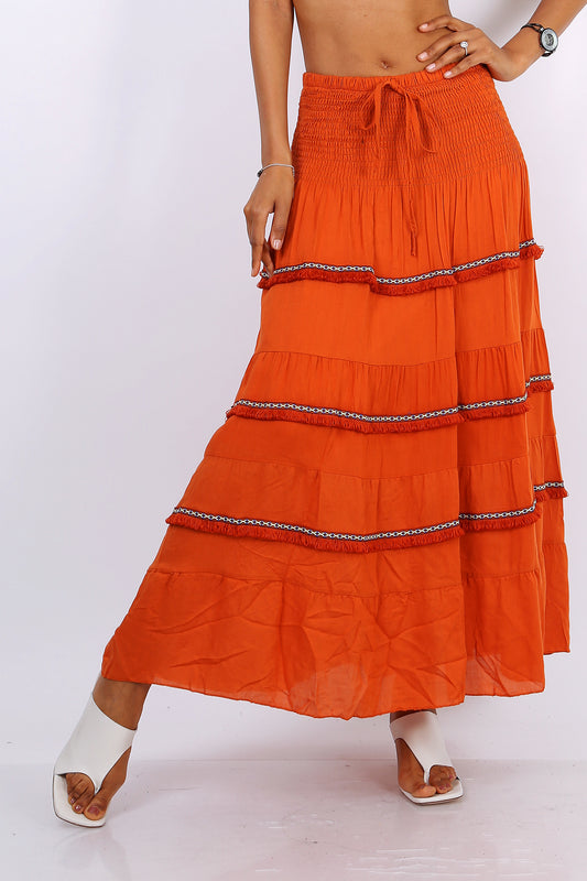 Φούστα maxi boho