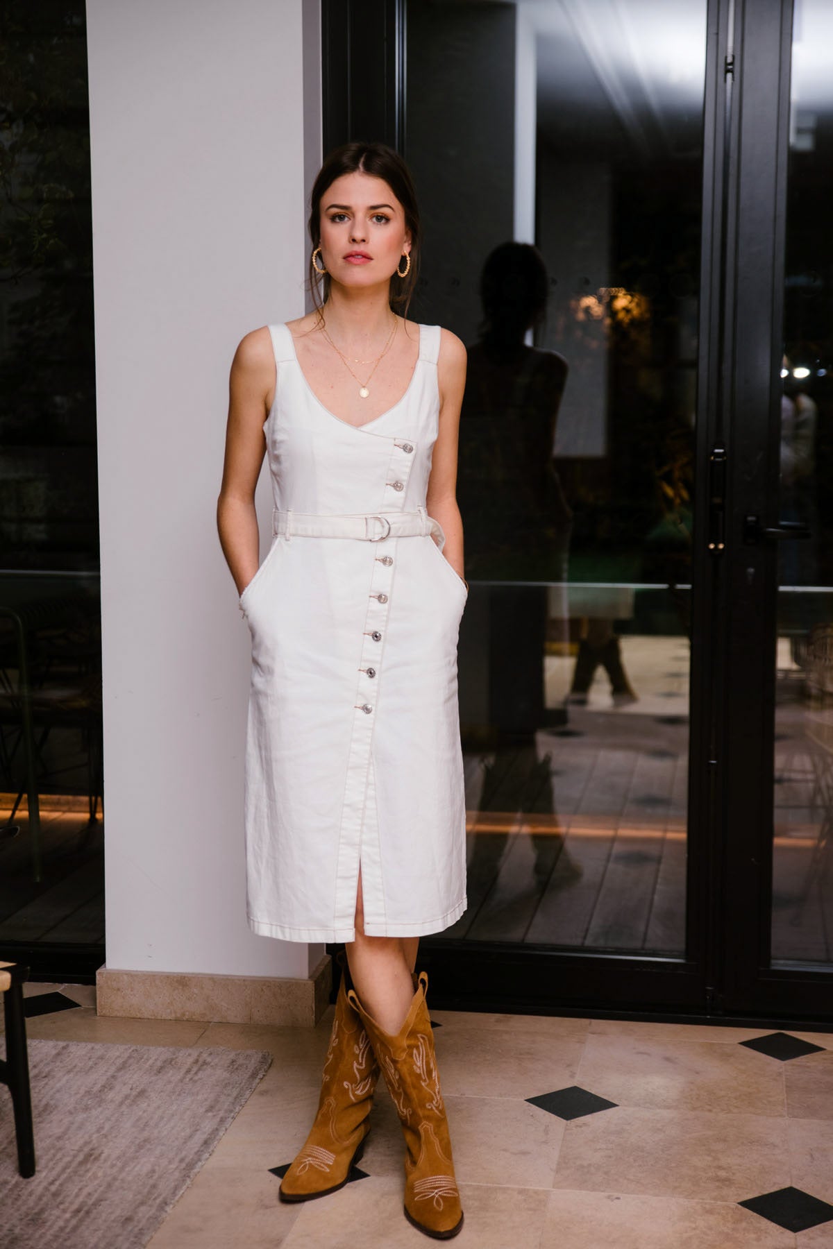 Φόρεμα midi denim