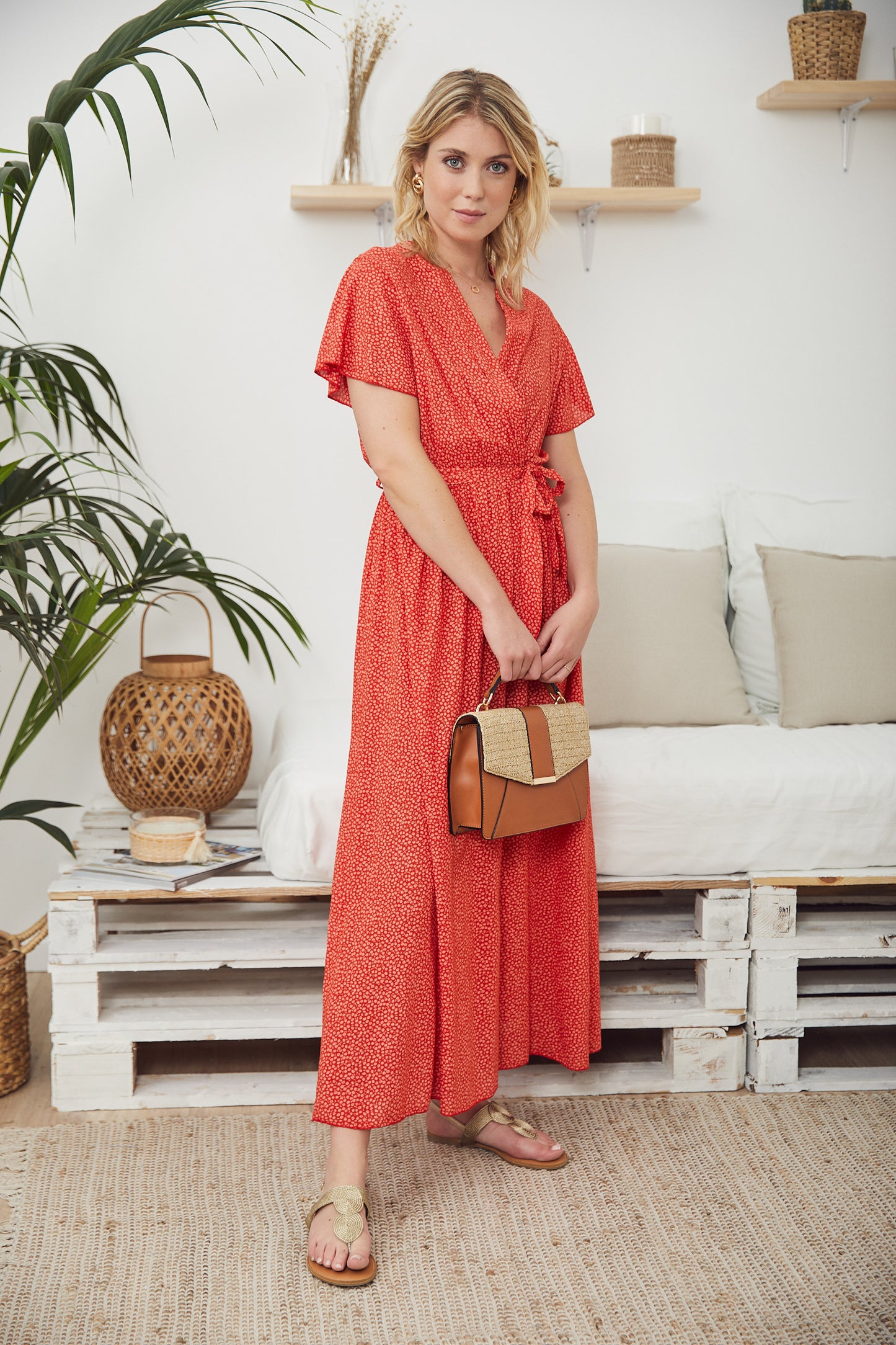Φόρεμα maxi floral