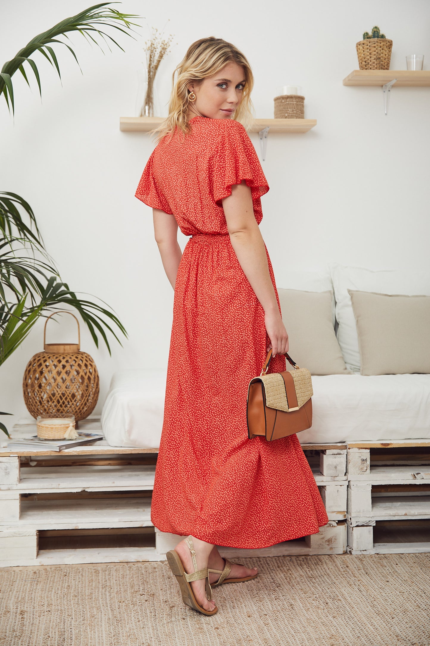 Φόρεμα maxi floral