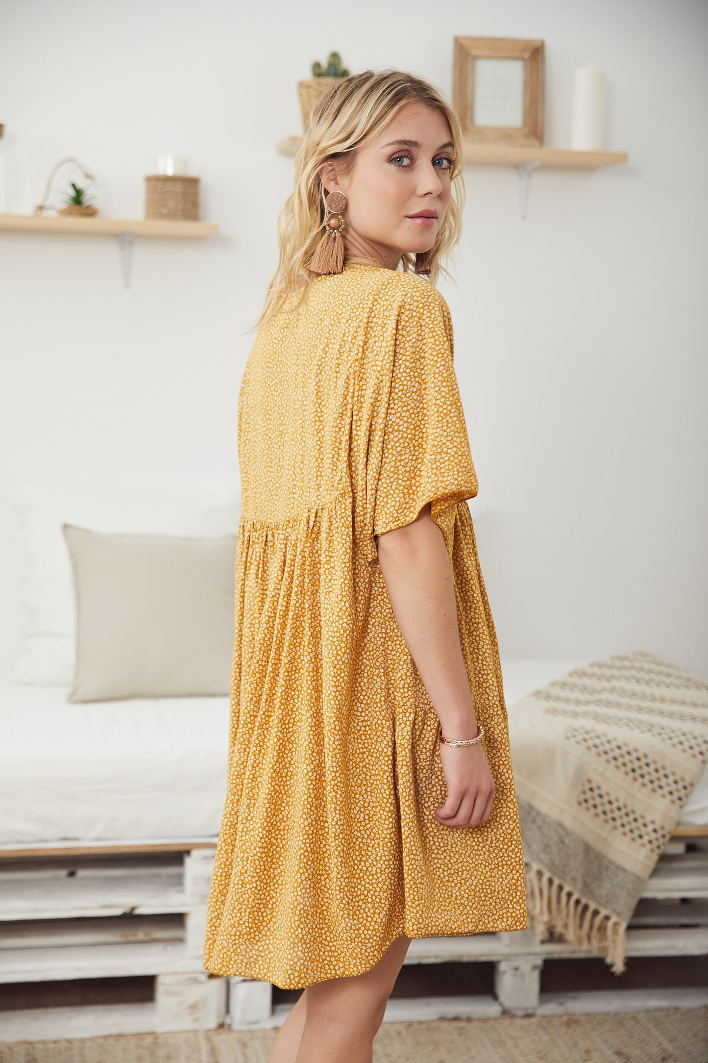 Φόρεμα midi/mini floral