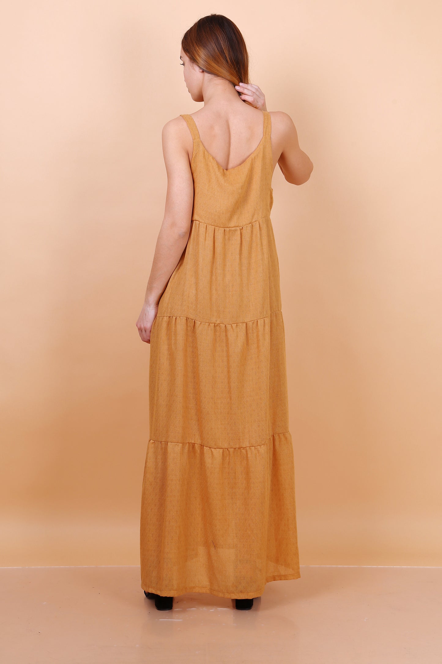 Φόρεμα maxi βαμβακερό