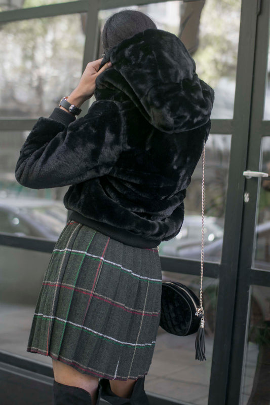 Φούστα καρό μίνι