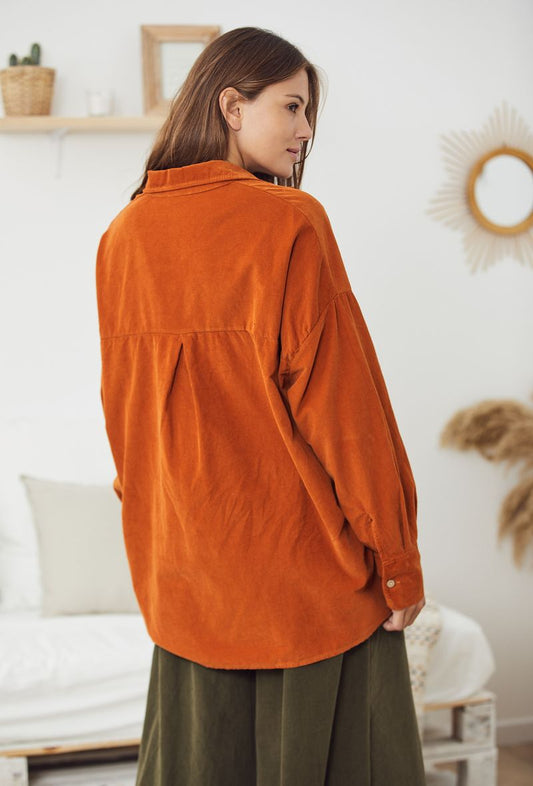 Μπλούζα φαρδιά βαμβακερή