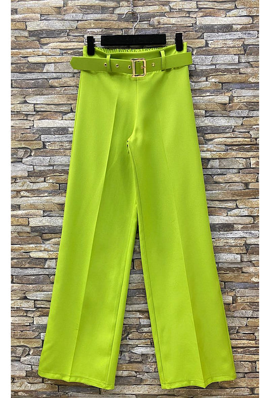 Παντελόνι ψηλόμεσο με ζώνη