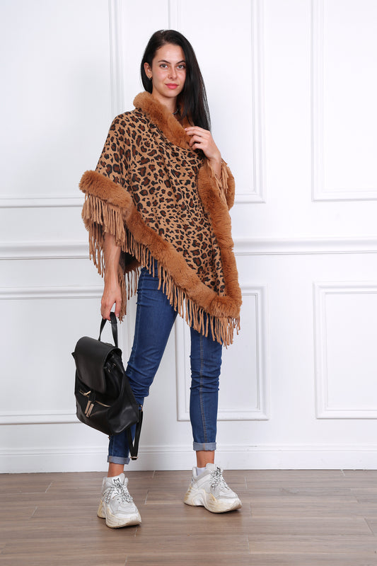 Ponchos animal printed