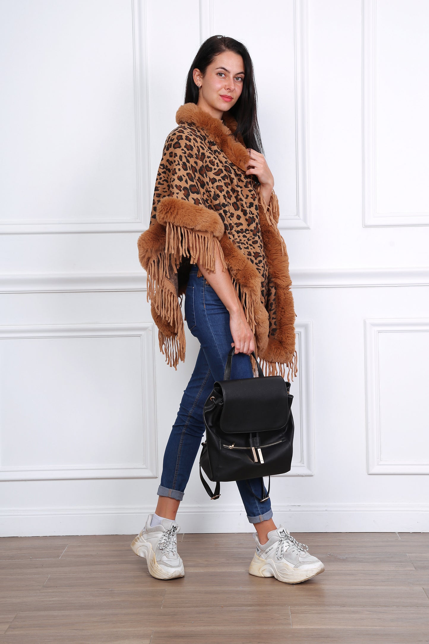 Ponchos animal printed