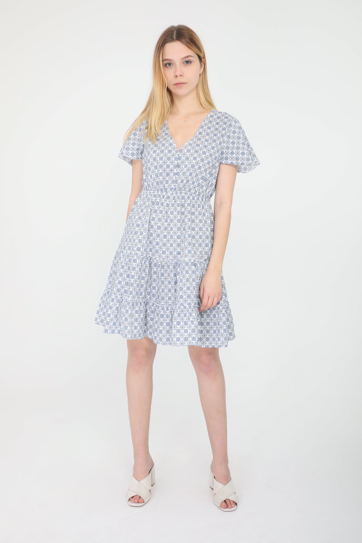 Φόρεμα mini εμπριμέ