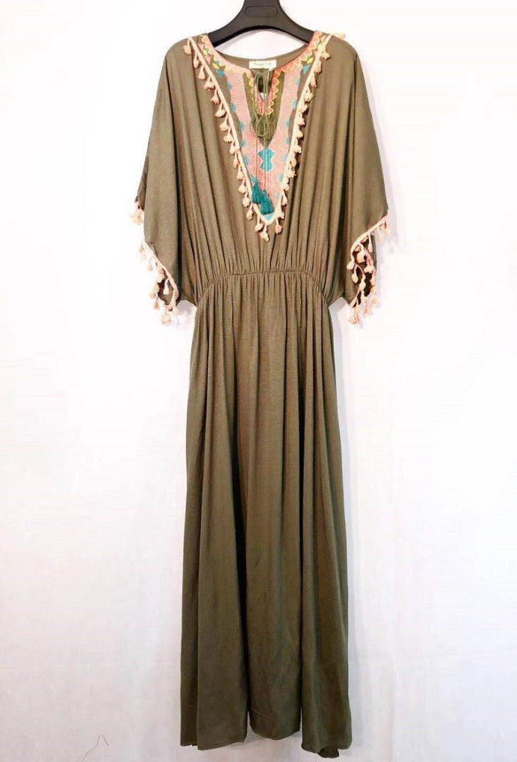 Φόρεμα boho maxi