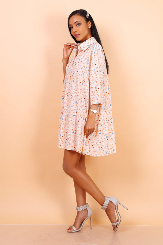 Shirt Dress mini floral