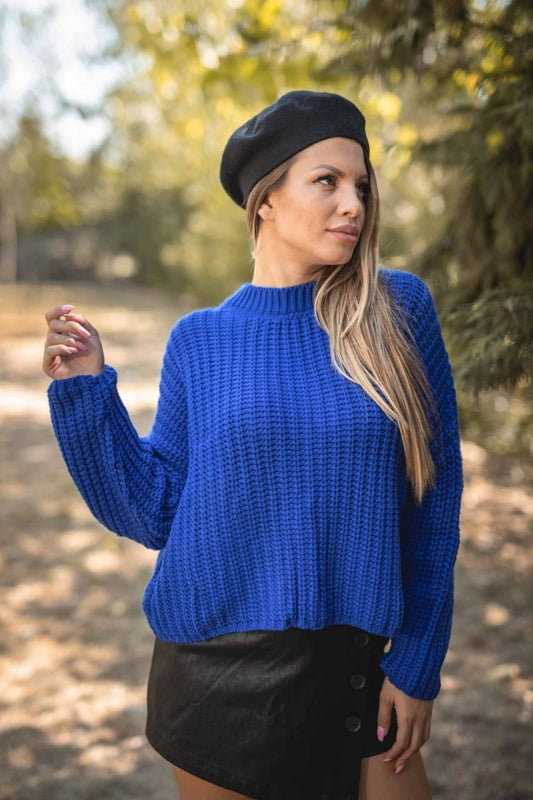 Μπλούζα πλεκτή με κορδόνια στην πλάτη