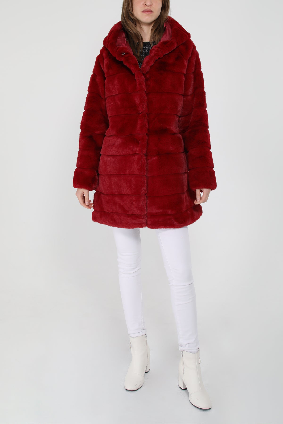 Γούνινο ημίπαλτο/ζακέτα