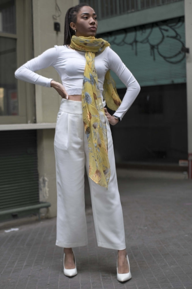 Παντελόνα ψηλόμεση σε Α γραμμή