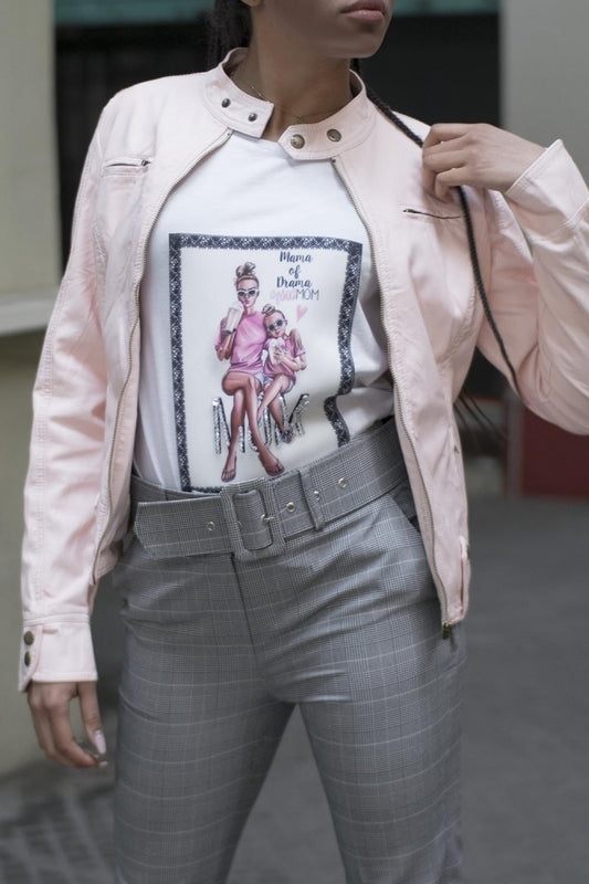 Παντελόνι καρό με ζώνη