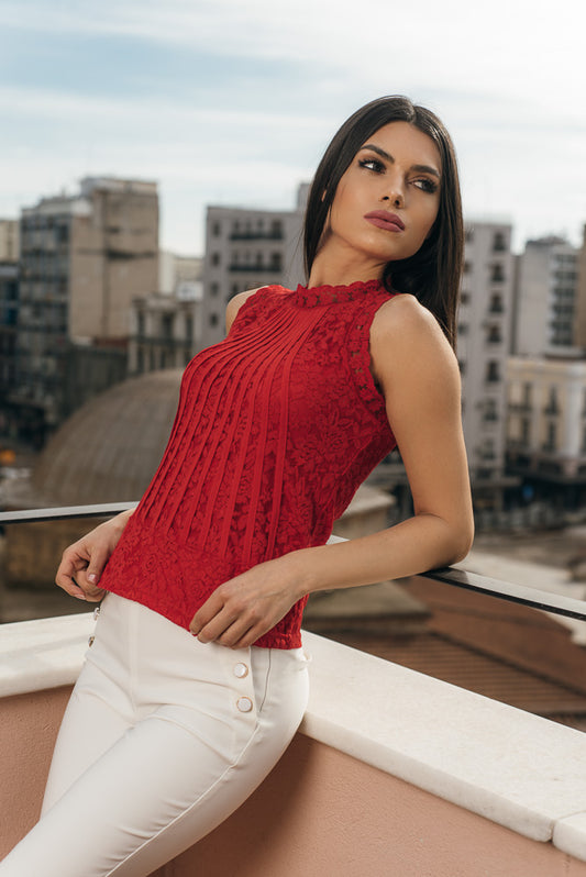 Top αμάνικο από δανδέλα