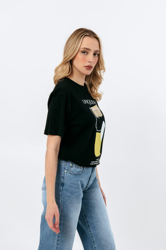 T-shirt με στάμπα