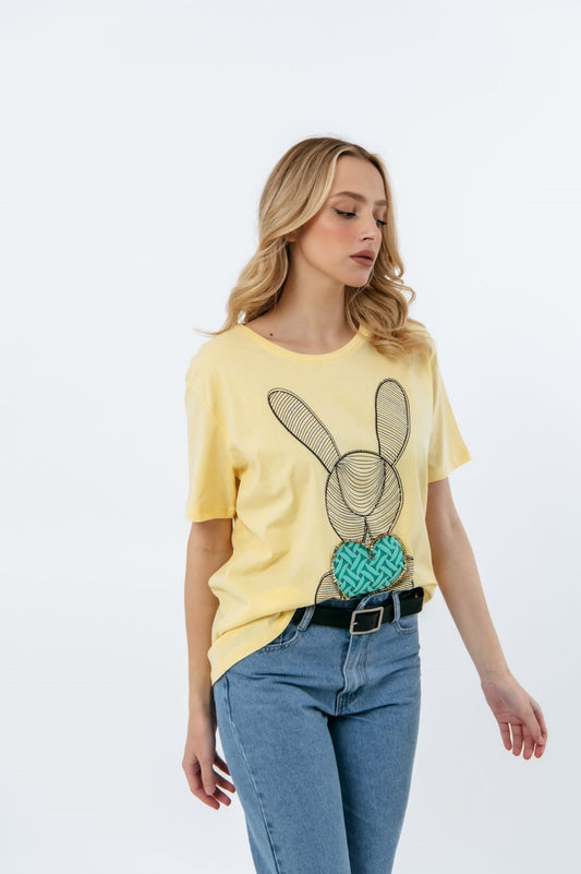 T-shirt με στάμπα