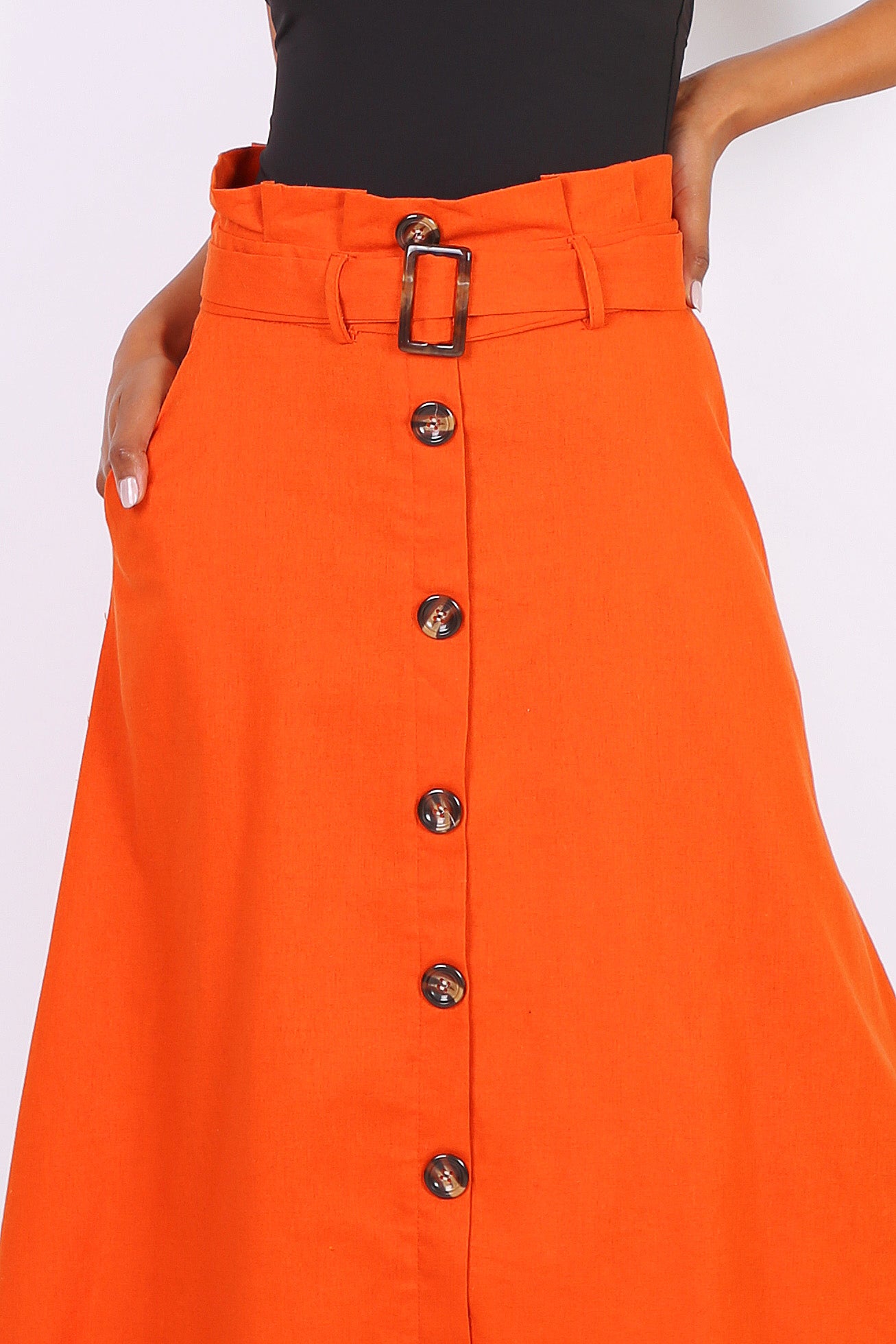 Φούστα midi βαμβακολινή