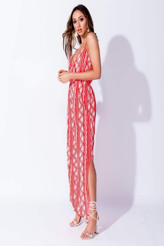 Ολόσωμη Φόρμα κρουαζέ με μοτίβο