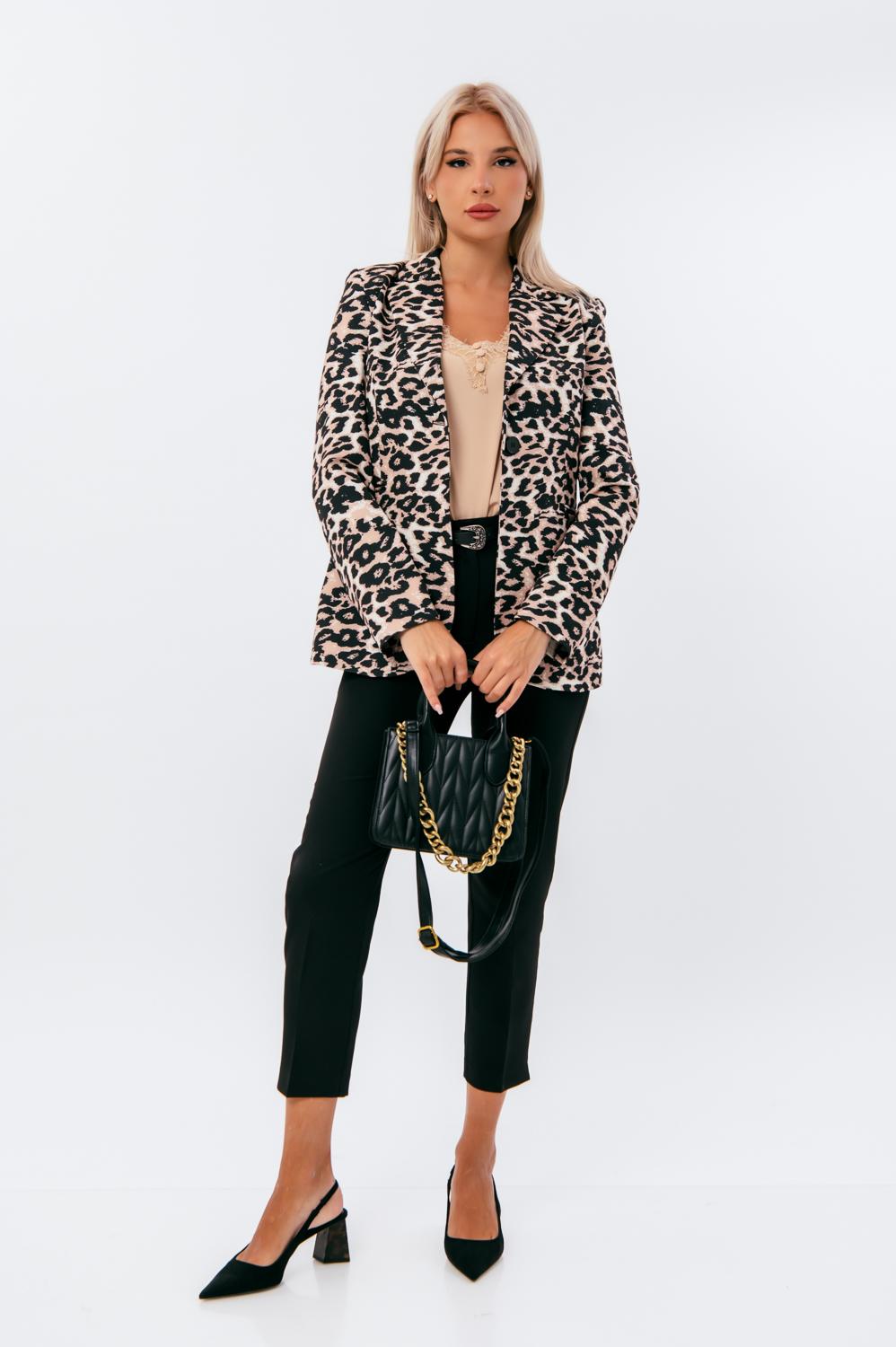 Blazer animal printed