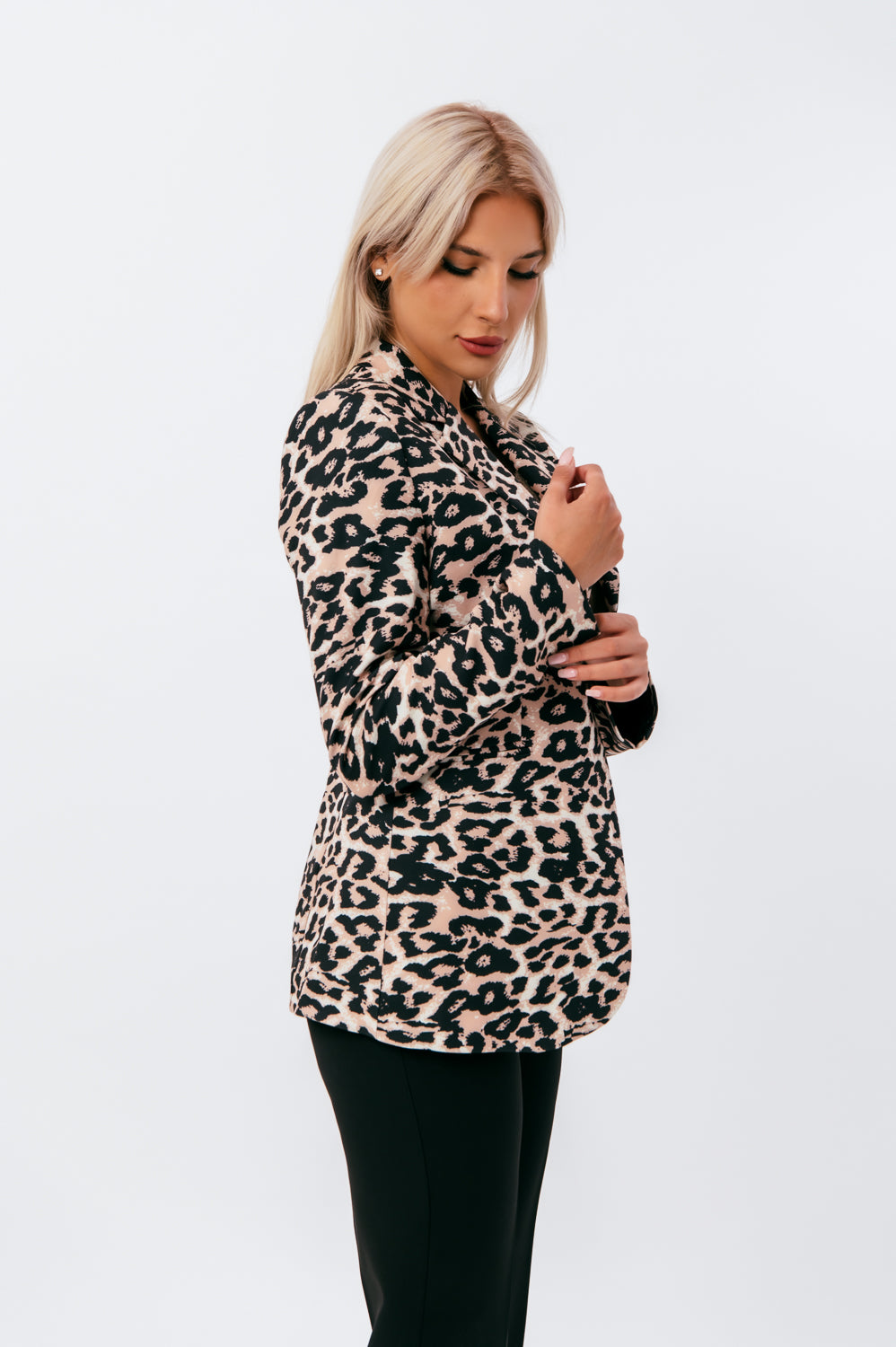 Blazer animal printed