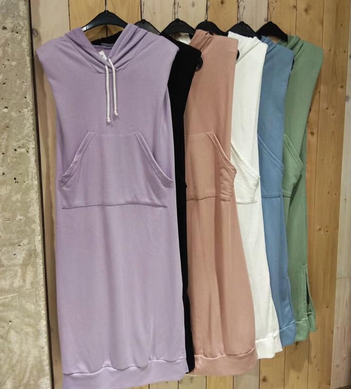 Φόρεμα maxi φούτερ